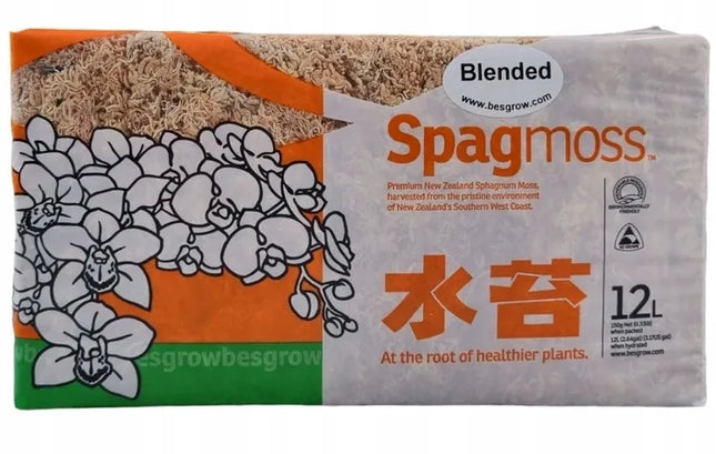 Urban Jungle Besgrow Spagmoss sfagnum samaninės durpės 150g 12l iš Naujosios Zelandijos Blended