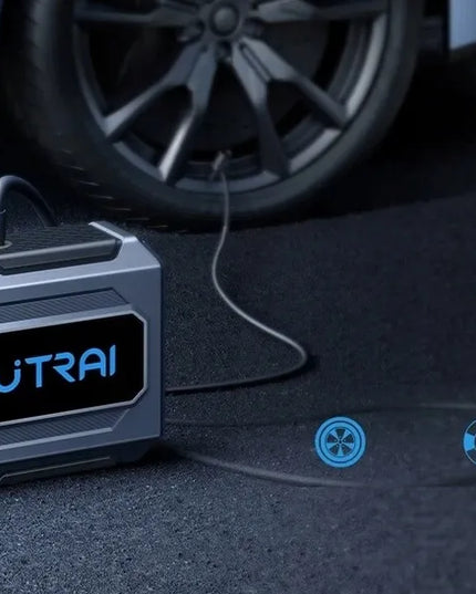 Utrai Jstar 9 12V 4viename automobilių užvedimo įrenginys su oro kompresoriumi ir 1500A galia