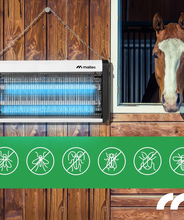 UV vabzdžių gaudyklė MalTec 30W 3800V – efektyvi apsauga nuo uodų ir musių