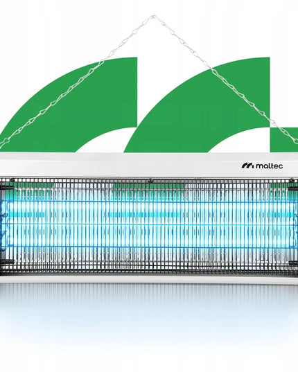 UV vabzdžių gaudyklė MalTec 60W 3800V – galinga lempa nuo uodų ir musių