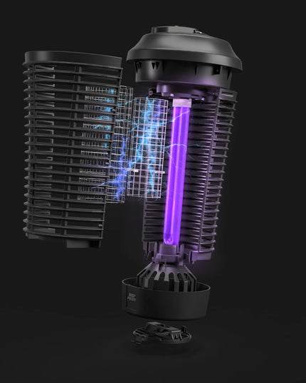 UV vabzdžių gaudyklė nuo uodų, musių ir kandžių 4500V 40W No Pest didelė XXL