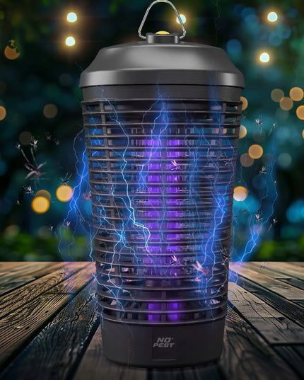 UV vabzdžių gaudyklė nuo uodų, musių ir kandžių 4500V 40W No Pest didelė XXL