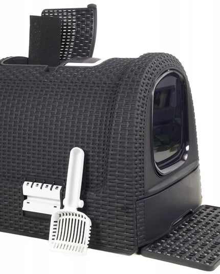 Uždaras kačių tualetas su filtru ir semtuvėliu Curver
