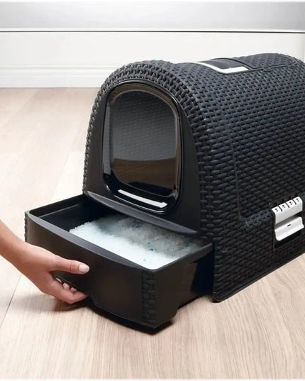 Uždaras kačių tualetas su filtru ir semtuvėliu Curver