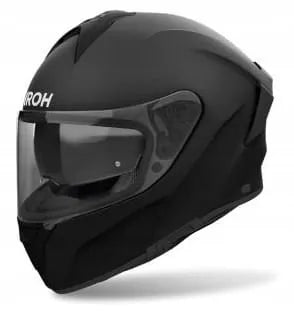 Uždaras motociklininko šalmas Airoh Spark 2 Color matinis juodas