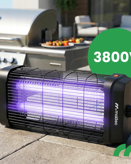 Vabzdžių naikintuvas nuo uodų, musių ir kitų vabzdžių, UV, galingas, 20W, 3800V