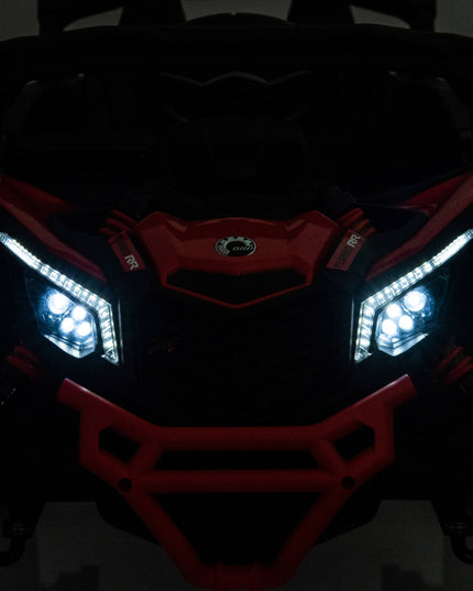 Vaikiškas akumuliatorinis automobilis Maverick 4x4, raudonas, mėlynas, žalias