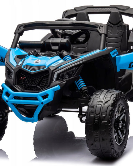 Vaikiškas akumuliatorinis automobilis Maverick 4x4, raudonas, mėlynas, žalias