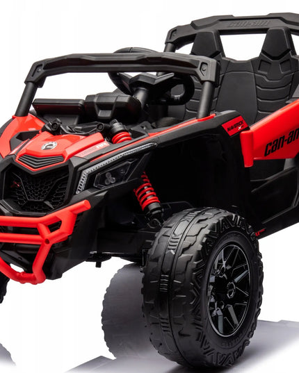 Vaikiškas akumuliatorinis automobilis Maverick 4x4, raudonas, mėlynas, žalias