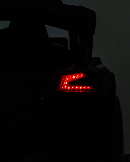 Vaikiškas akumuliatorinis automobilis Maverick 4x4, raudonas, mėlynas, žalias