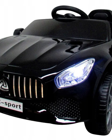 Vaikiškas akumuliatorinis automobilis R-Sport Cabrio B3, juodas