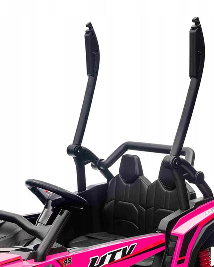 Vaikiškas akumuliatorinis visureigis Buggy 4x4 KCK, rožinis, 4x50W 24V