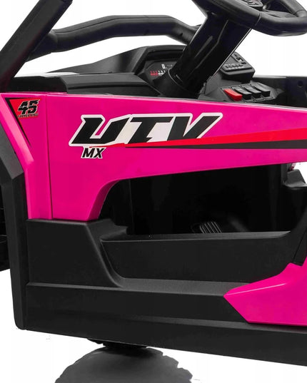 Vaikiškas akumuliatorinis visureigis Buggy 4x4 KCK, rožinis, 4x50W 24V