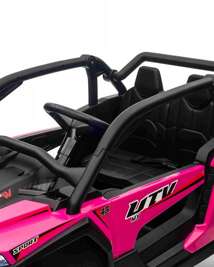 Vaikiškas akumuliatorinis visureigis Buggy 4x4 KCK, rožinis, 4x50W 24V