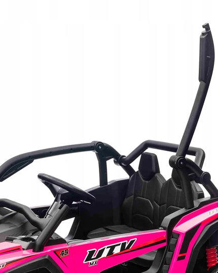 Vaikiškas akumuliatorinis visureigis Buggy 4x4 KCK, rožinis, 4x50W 24V