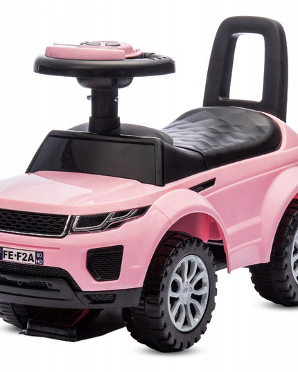 Vaikiškas automobilis 1 metų vaikui, šviesiai rožinis (Sun Baby)