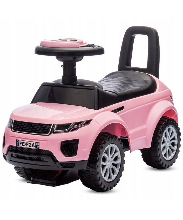 Vaikiškas automobilis 1 metų vaikui, šviesiai rožinis (Sun Baby)