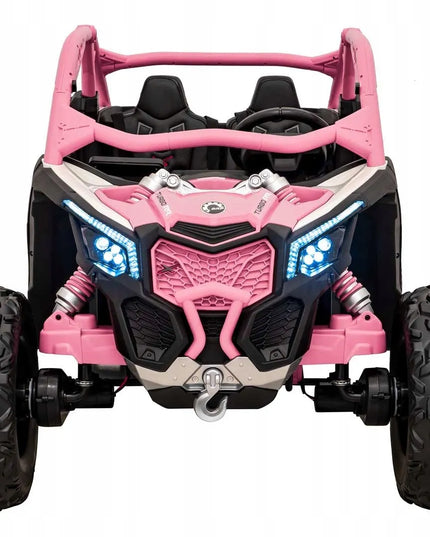 Vaikiškas elektromobilis Buggy Maverick Turbo RR rožinis