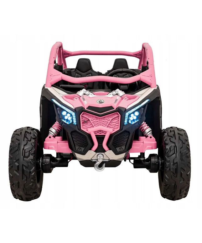 Vaikiškas elektromobilis Buggy Maverick Turbo RR rožinis