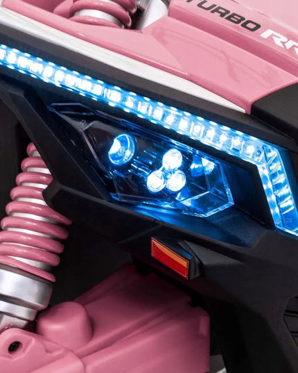 Vaikiškas elektromobilis Buggy Maverick Turbo RR rožinis