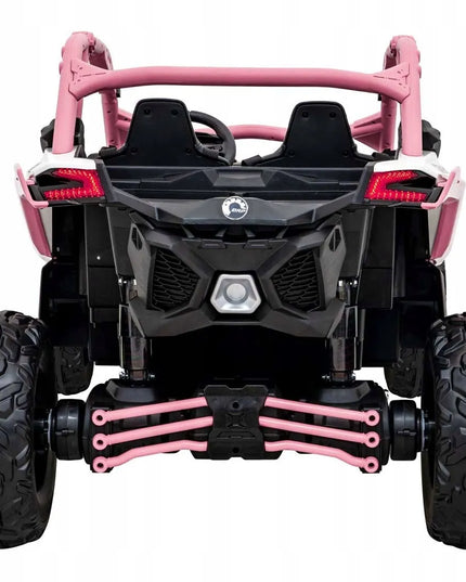 Vaikiškas elektromobilis Buggy Maverick Turbo RR rožinis