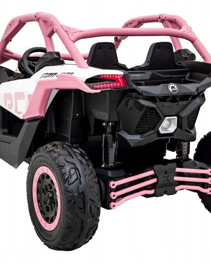 Vaikiškas elektromobilis Buggy Maverick Turbo RR rožinis