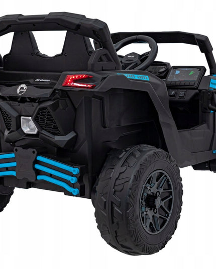 Vaikiškas elektromobilis „CAN-AM Maverick“ ATV, mėlynas