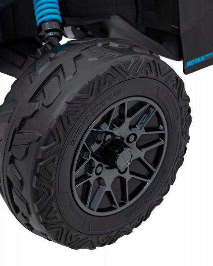 Vaikiškas elektromobilis „CAN-AM Maverick“ ATV, mėlynas
