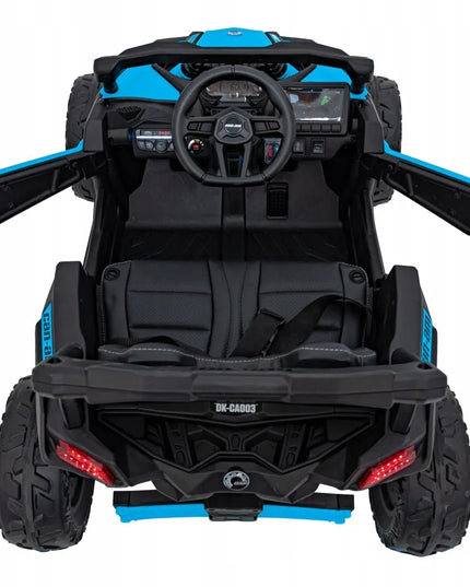 Vaikiškas elektromobilis „CAN-AM Maverick“ ATV, mėlynas
