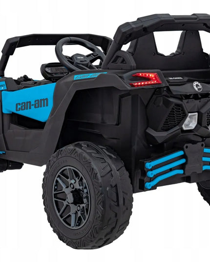 Vaikiškas elektromobilis „CAN-AM Maverick“ ATV, mėlynas
