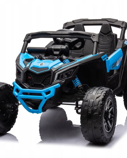 Vaikiškas elektromobilis „CAN-AM Maverick“ ATV, mėlynas