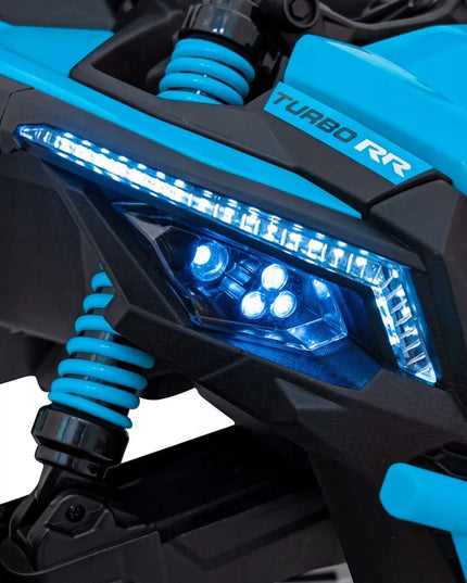 Vaikiškas elektromobilis „CAN-AM Maverick“ ATV, mėlynas