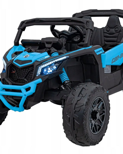Vaikiškas elektromobilis „CAN-AM Maverick“ ATV, mėlynas