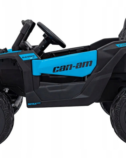 Vaikiškas elektromobilis „CAN-AM Maverick“ ATV, mėlynas