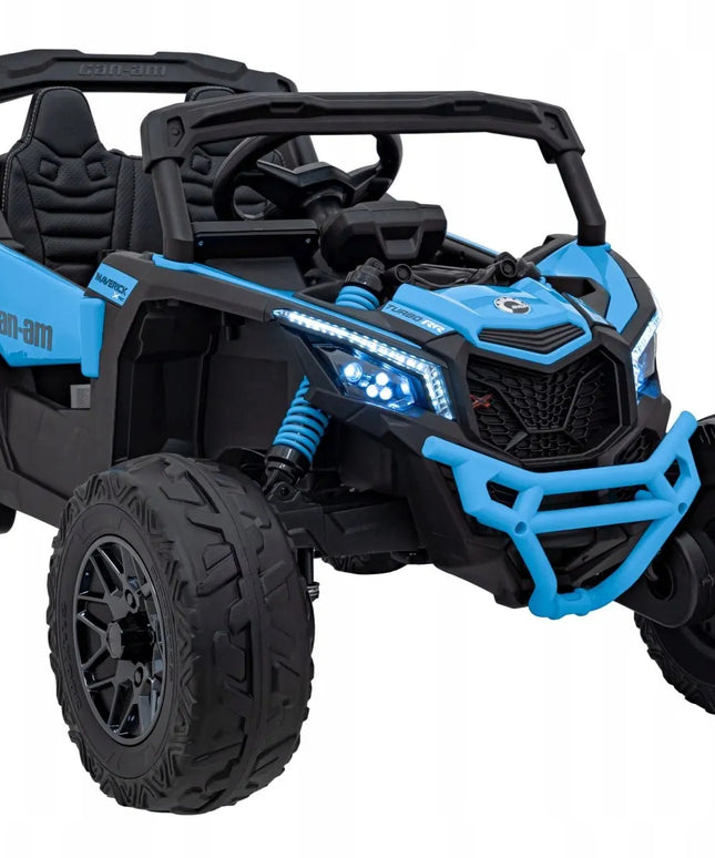 Vaikiškas elektromobilis „CAN-AM Maverick“ ATV, mėlynas