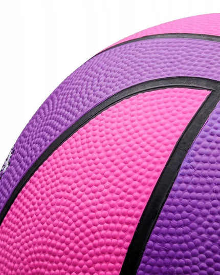Vaikiškas krepšinio kamuolys Meteor LAYUP #4 guminis 3-10 metų vaikams