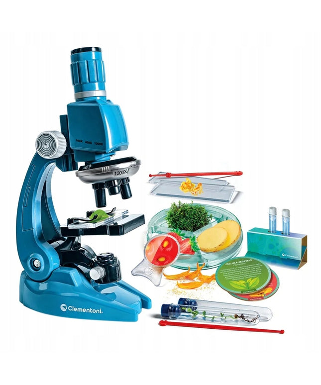 Vaikiškas mokslinis mikroskopas su priedais ir eksperimentais (Clementoni)