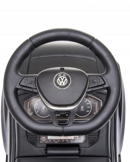 Vaikiškas paspirtukas-stumiukas Volkswagen T-Roc, juodas, SUN BABY