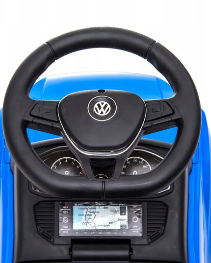Vaikiškas paspirtukas vaikštynė Volkswagen T-Roc su dėtuve ir garsiniu signalu SUN BABY