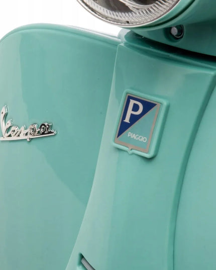 Vaikiškas paspirtukas „Vespa Mini“ su akumuliatoriumi ir atrama