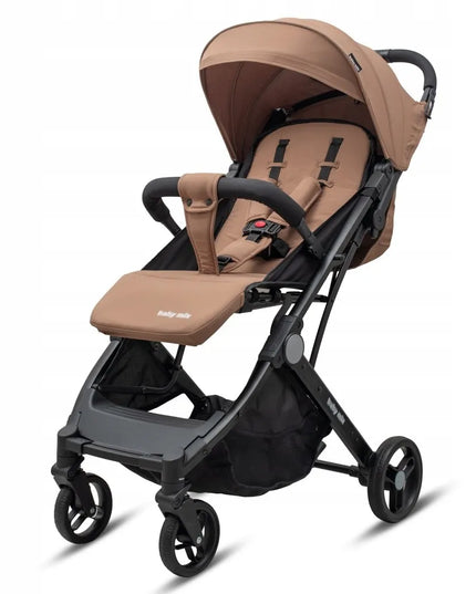Vaikiškas sportinis vežimėlis Baby Mix BIMELO ULTRA LIGHT, sulankstomas – smėlio spalvos