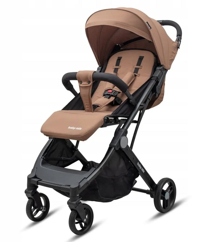 Vaikiškas sportinis vežimėlis Baby Mix BIMELO ULTRA LIGHT, sulankstomas – smėlio spalvos