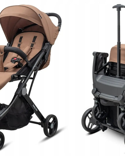 Vaikiškas sportinis vežimėlis Baby Mix BIMELO ULTRA LIGHT, sulankstomas – smėlio spalvos
