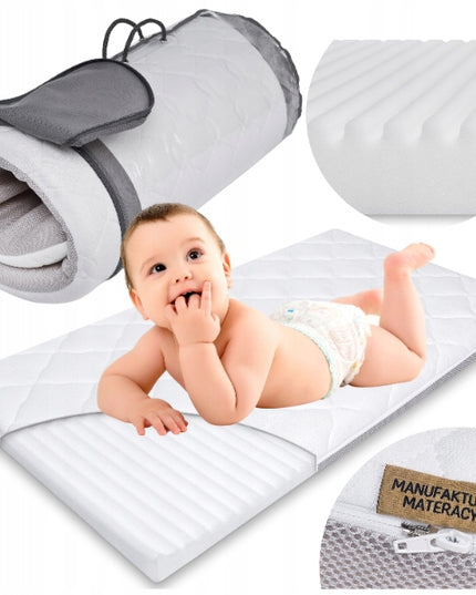 Vaikiškas turistinis čiužinys kelioninei lovytei 120x60 cm (Manufaktura Materacy)