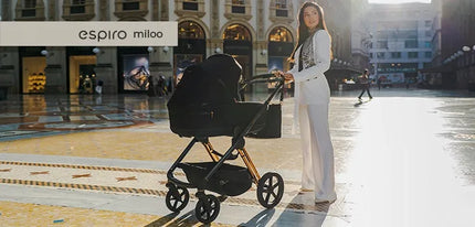 Vaikiškas vežimėlis 2in1 Espiro Miloo 2025 - 209 Charming Touch + Adapteriai