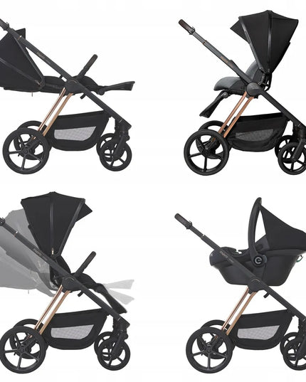 Vaikiškas vežimėlis 2in1 Espiro Miloo 2025 - 209 Charming Touch + Adapteriai