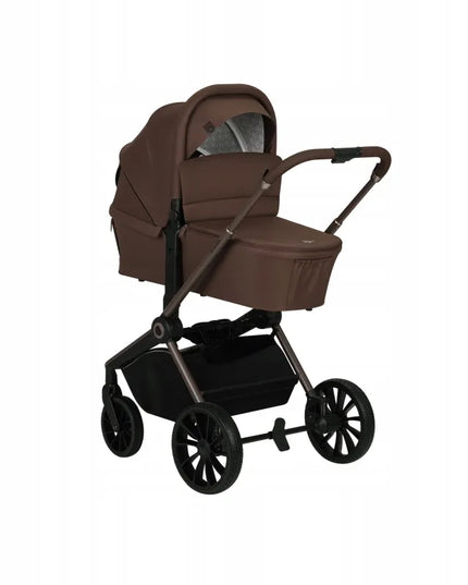 Vaikiškas vežimėlis 2in1 LIONELO MIKA PLUS Mocha Mousse