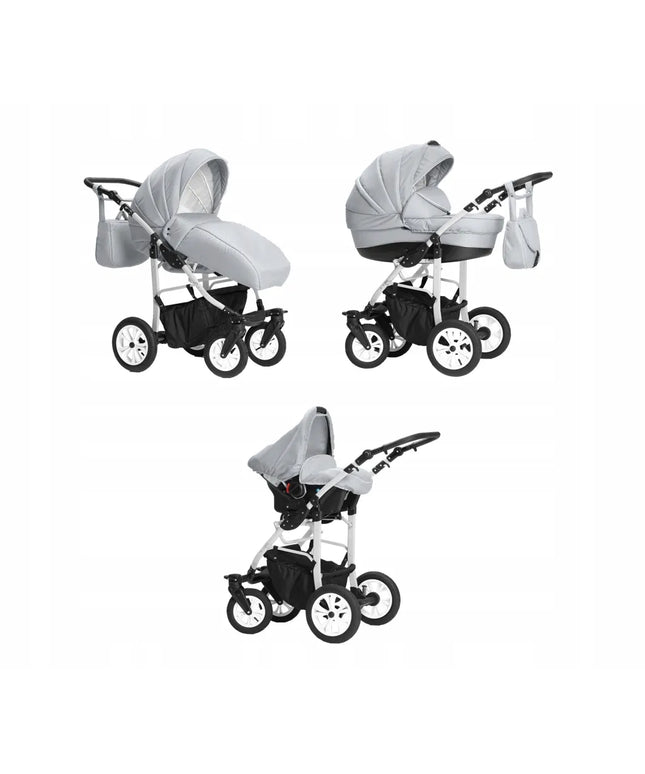 Vaikiškas vežimėlis 3-in-1 - EL-CAR COSMO - 72 spalvos - ISOFIX automobilinė kėdutė