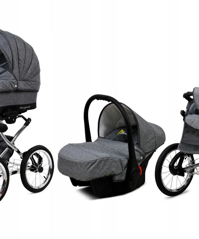 Vaikiškas vežimėlis 3in1 BabyLux Margaret
