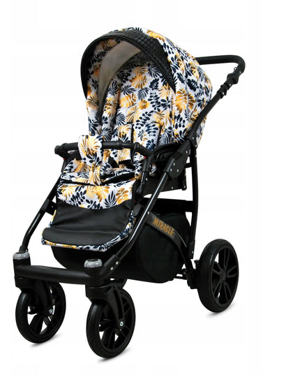Vaikiškas vežimėlis 3in1 BabyLux Miracle, sportinis, lopšys, automobilinė kėdutė